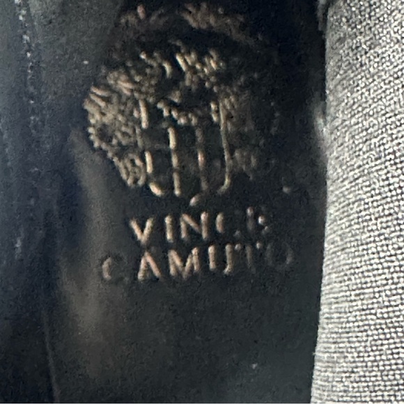 Vince Camuto Kourtly Boots 9.5 Gray Blue Suede Zip Up Bootie 41 Brand New - Picture 9 of 12